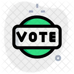 Vote Badge  Icon