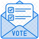 Vote by mail envelope  Icon