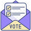 Vote by mail envelope  Icon