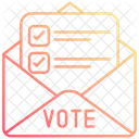 Vote by mail envelope  Icon