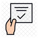 Vote Hand Icono