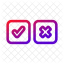 Vote Yes No Poll Icon