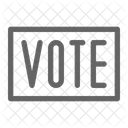 Vote Sign Politic Icon