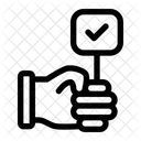 Vote Hand Election Icon