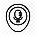 Map Voice Podcast Icon