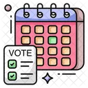 Vote Day Vote Date Vote Schedule Icon