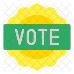 Vote Sticker  Icon
