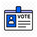 Voter Id Tags Id Card Icon