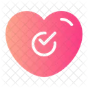 Voting Heart Check Icon
