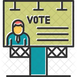 Voting Billboard  Icon