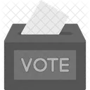 Voting Booth Ballot Box Icon