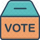 Polling Box Voting Icon