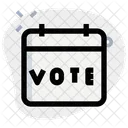 Voting Date Election Date Vote Day Icon