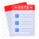 Voting Vote Form Icon
