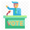 Voting Speech Voting Politics Icon