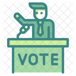Voting Speech  Icon