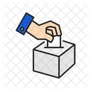 Conjunto De Iconos De Contorno Relleno A La Derecha De Votacion Los Iconos Se Crean En Una Cuadricula De Pixeles De 64 X 64 Pixeles Disfrutemos Por Favor Icono