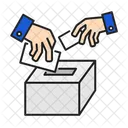 Conjunto De Iconos De Contorno Relleno A La Derecha De Votacion Los Iconos Se Crean En Una Cuadricula De Pixeles De 64 X 64 Pixeles Disfrutemos Por Favor Icono
