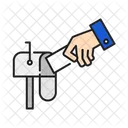 Conjunto De Iconos De Contorno Relleno A La Derecha De Votacion Los Iconos Se Crean En Una Cuadricula De Pixeles De 64 X 64 Pixeles Disfrutemos Por Favor Icono