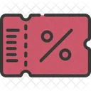 Voucher de desconto  Ícone