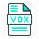 Vox Vox オーディオ ファイル、オーディオ形式ファイル アイコン