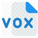 Vox File Audio File Audio Format Icon