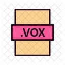 Vox File Vox File Format Icon