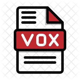 Fichier audio vox vox  Icône