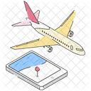 Voyage en avion  Icône