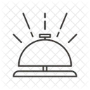 Voyage, Hôtel, Réceptionniste, Bell, Ring  Icône