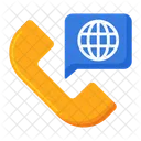 Voz Sobre Ip Voip Llamar Llamar Icono