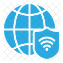 Vpn Earth Grid Network Icon