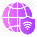 Vpn Earth Grid Network Icon