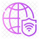 Vpn Earth Grid Network Icon