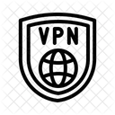 Vpn Private Network Cybersecurity Icon