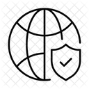 Shield Lock Internet Icon