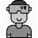 Vr Virtual Technology Icon