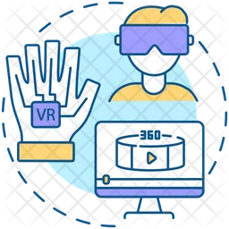VR and AR technologies  Icon