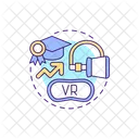 VR 기반 학습  아이콘