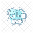 게임화 교육 VR 아이콘