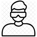 VR Benutzerzeilensymbol Icon