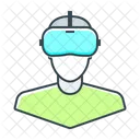 VR Brille Virtuelle Realitat VR Symbol