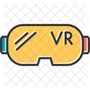 VR Brille Brille Helm Icon