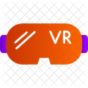 VR Brille Brille Helm Icon