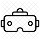 VR Brille Liniensymbol Icon