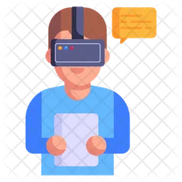 Vr Communication  Icon