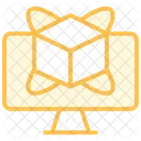 Vr Controller Duotone Line Icon Icono