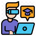 Educación virtual  Icon