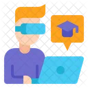 Educación virtual  Icon