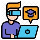 VR 교육  아이콘